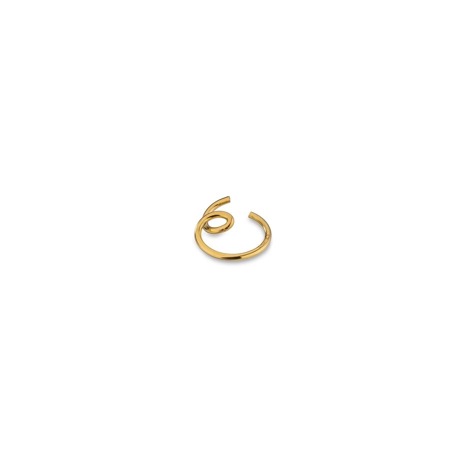 Gold ring from AN JEWELS JEWELRY Mod. AS.PD01Y on a white background.