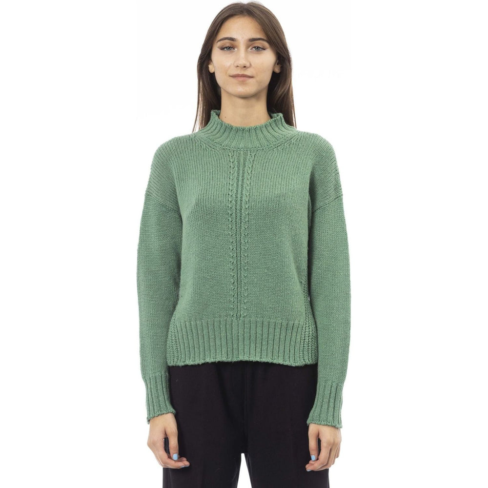 Alpha Studio Sweaters Sweaters Alpha Studio Slate Gray