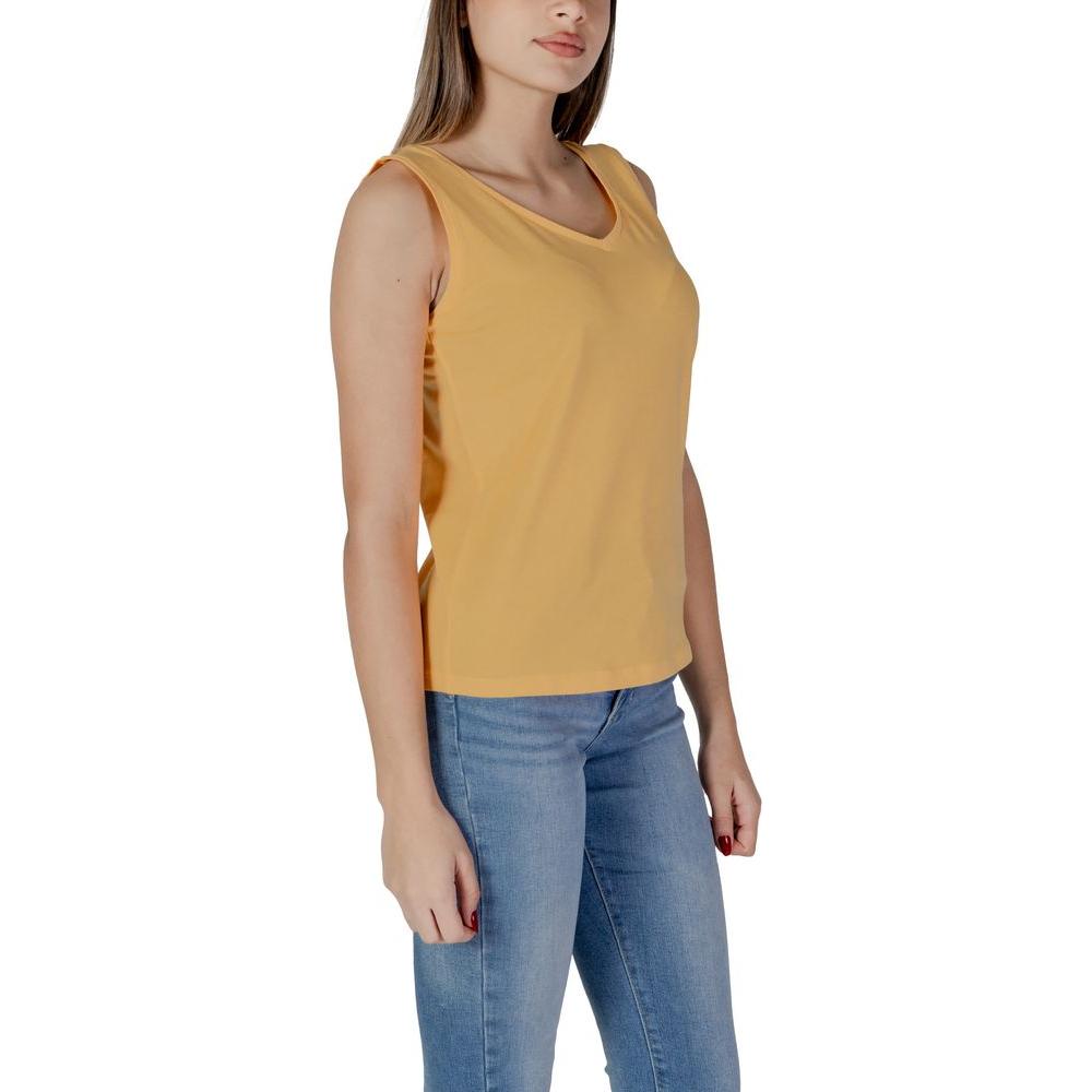 B.Young B.Young Yellow Cotton Tops & T-Shirt BY-14885800135-IT38|XS 1728,71956299936,B.Young,Clothing,IT38|XS,IT40|S,IT42|M,New with tags,Tops & T-Shirts - Women - Clothing,Women,Women - Clothing,Yellow