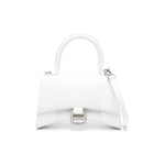 Balenciaga Women's Hourglass Small Handbag in White Handbag Balenciaga White Smoke