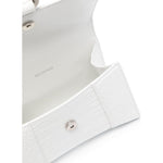 Balenciaga Women's Hourglass Small Handbag in White Handbag Balenciaga Light Gray