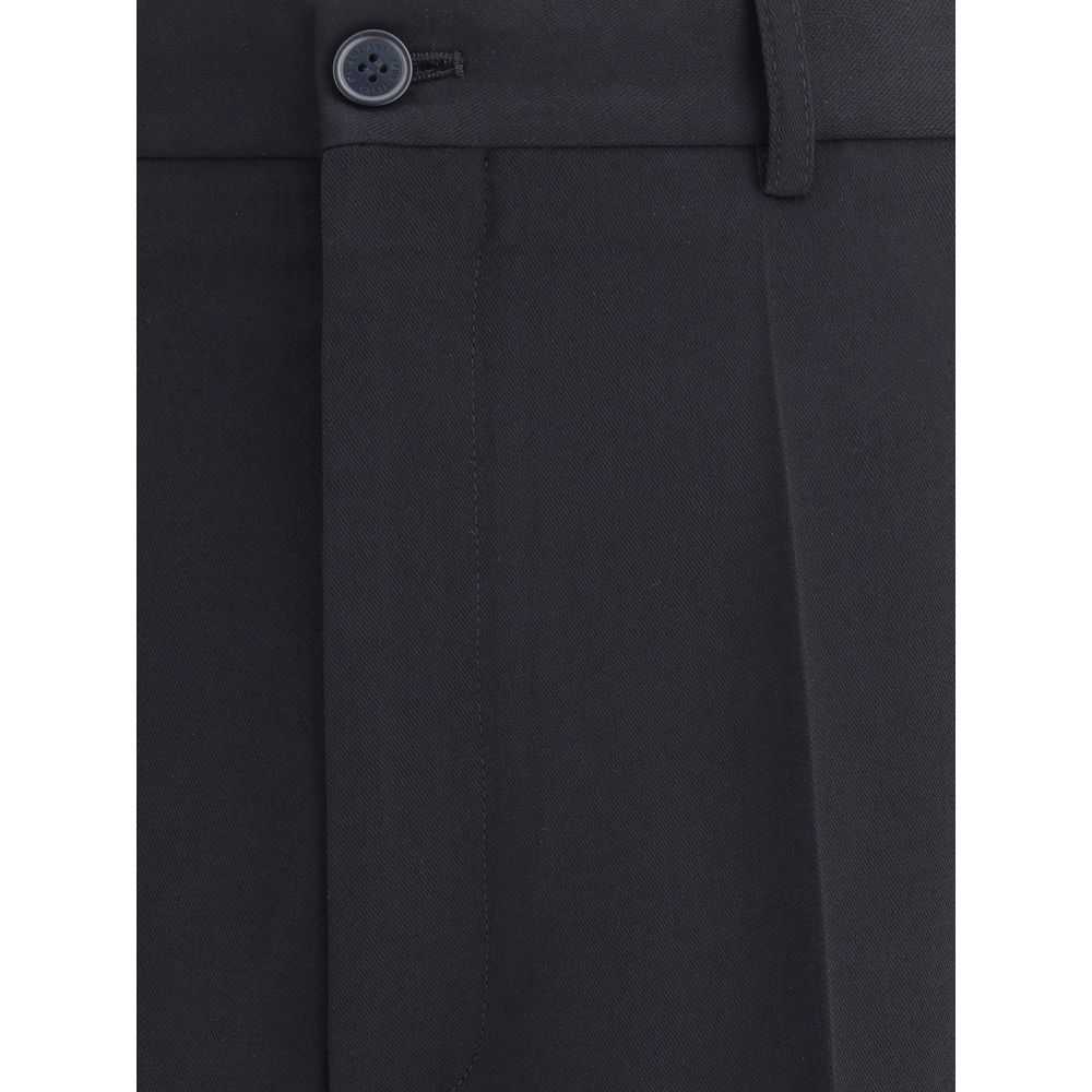 Balenciaga Black Viscose Dress Pants