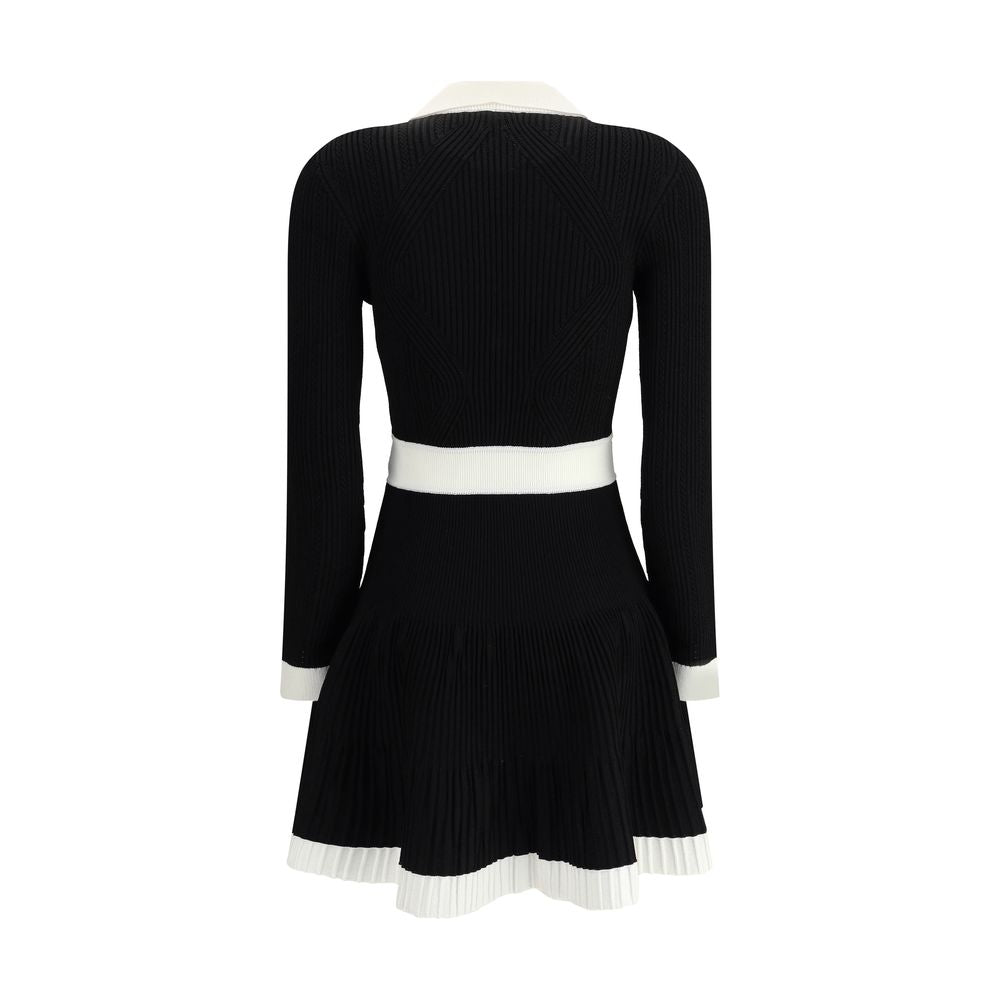 Balmain Knit short Dress BA-FF1R9858KI64EAB-34