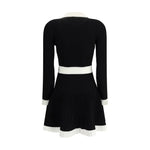 Balmain Knit short Dress BA-FF1R9858KI64EAB-34