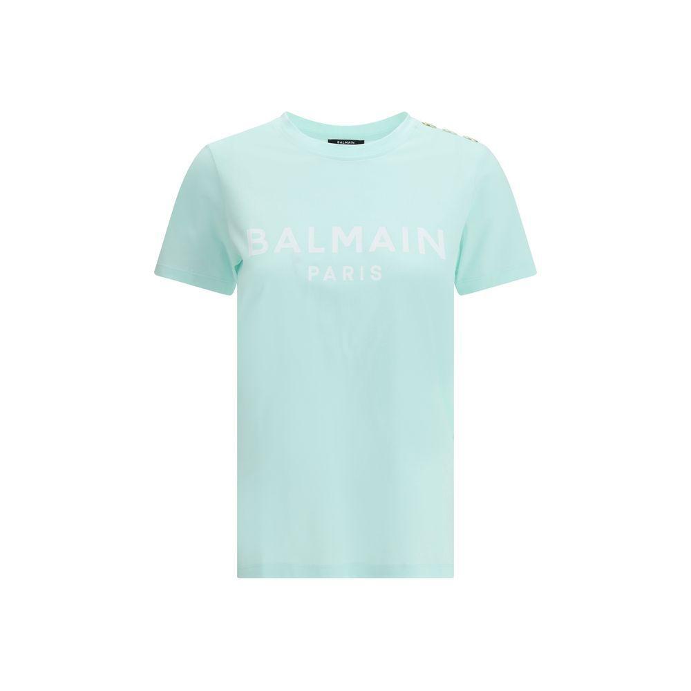Balmain Logoed T-Shirt BA-BF1EF005BB02UML-XS