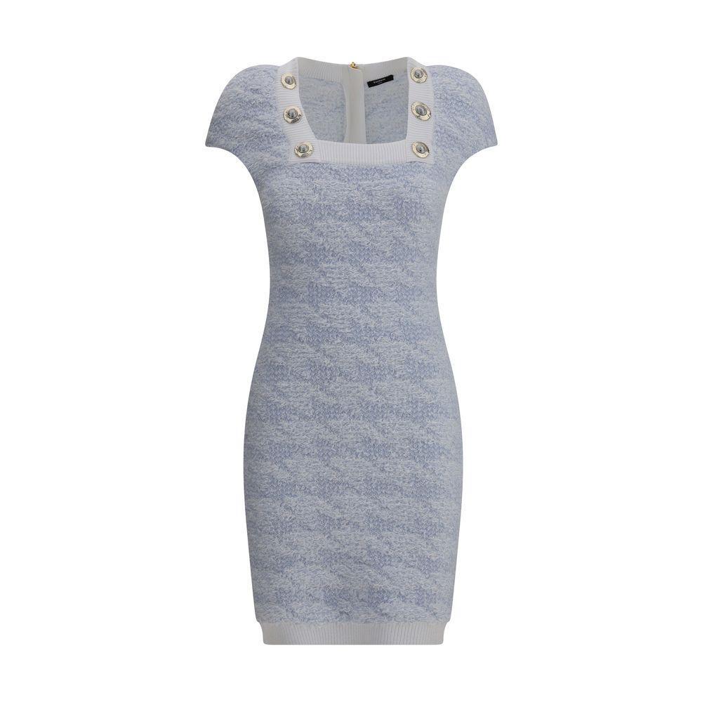Balmain Stretch midi Dress BA-FF1R6136KI72SOM-34