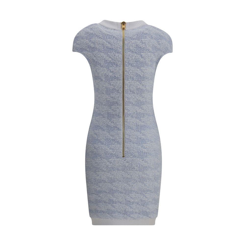 Balmain Stretch midi Dress BA-FF1R6136KI72SOM-34
