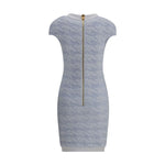 Balmain Stretch midi Dress BA-FF1R6136KI72SOM-34