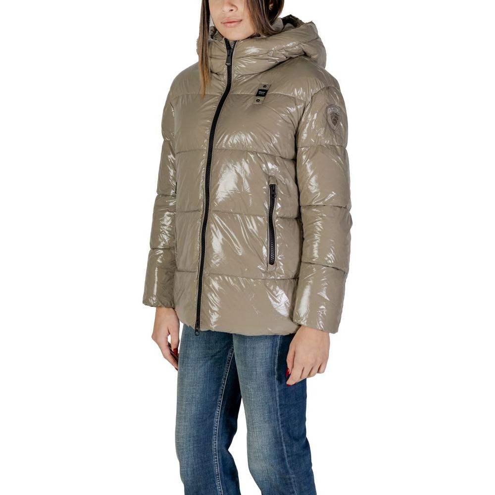 Blauer Blauer Beige Polyamide Jackets & Coat BL-15979300127-IT44|L 1728,71956299936,Beige,Blauer,Clothing,IT44|L,Jackets & Coats - Women - Clothing,New with tags,Women,Women - Clothing