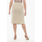 Bottega Veneta Crochet Knitted Skirt