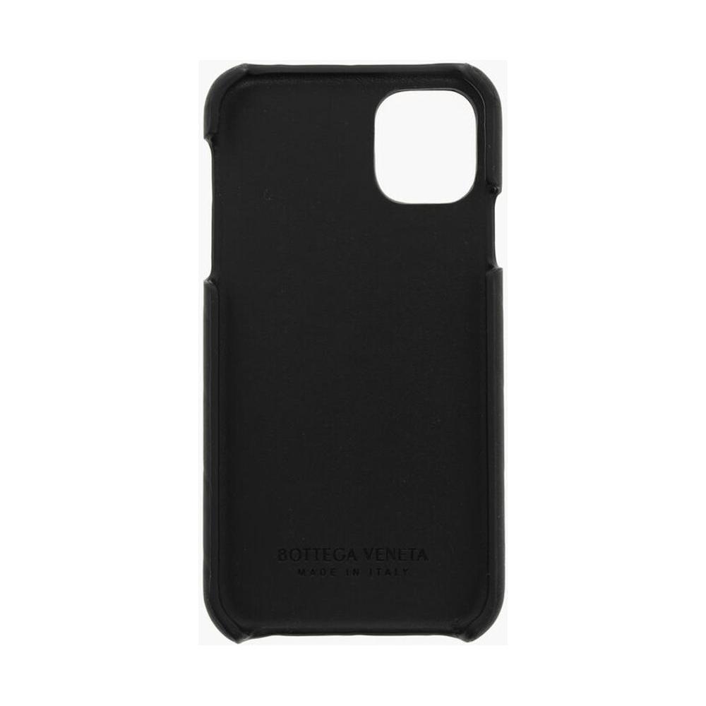 Bottega Veneta Bottega Veneta Intreccio Leather Iphone 11 Case BOP542723GD 1728,74866327712,Black,Bottega Veneta,Jewelry,Men,Men - Jewelry,New with tags,Other - Men - Jewelry