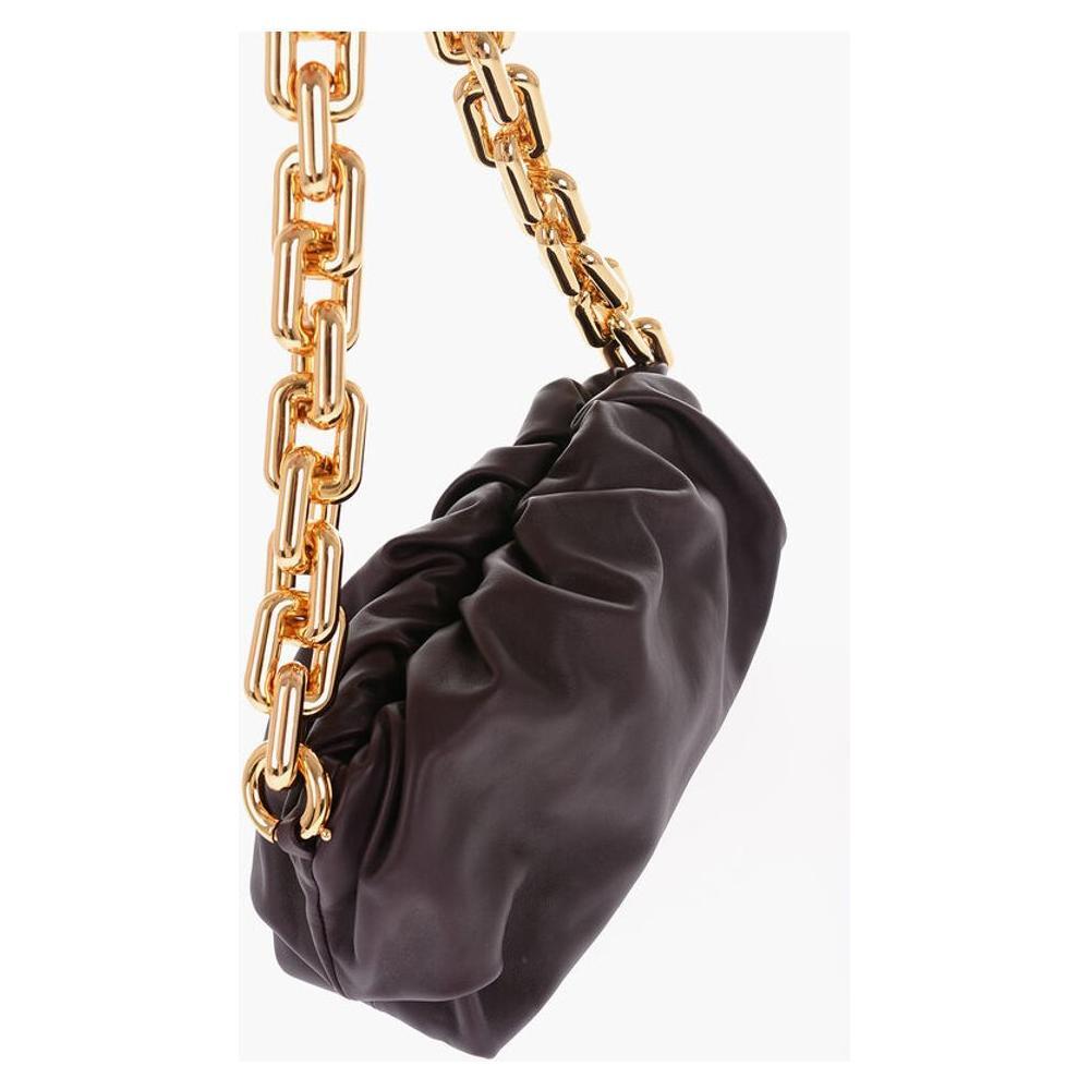 Bottega Veneta Leather THE CHAIN POUCH Bag with Magnetic Closure