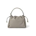 Brunello Cucinelli Small Mellow Leather Bucket Bag in Grey Handbag Brunello Cucinelli Rosy Brown