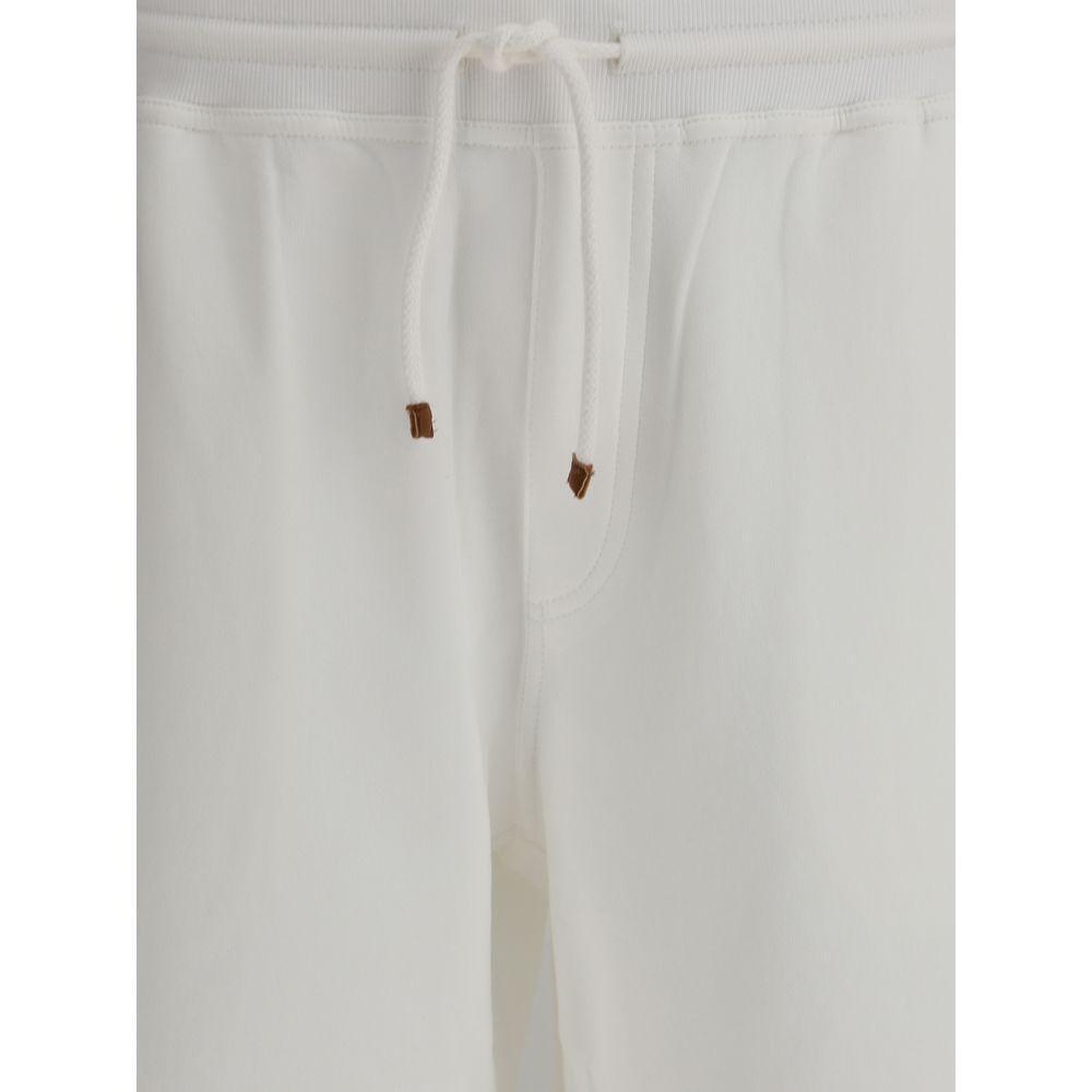 Brunello Cucinelli Tracksuit Shorts 1728,72470364320,Brunello Cucinelli,Clothing,Men,Men - Clothing,New with tags,Shorts - Men - Clothing,White,XS BR-MW8633318GC7220-XS