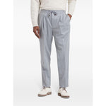 Brunello Cucinelli Trousers Light Grey Trousers Brunello Cucinelli Lavender
