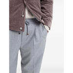 Brunello Cucinelli Trousers Light Grey Trousers Brunello Cucinelli Gray