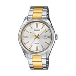 CASIO COLLECTION & VINTAGE CASIO COLLECTION Mod. DATE, STEEL&GOLD - CHAMPAGNE MTP-1302PSG-7AVEF Gent,Gent Ready stocked Watches,READY STOCKED WATCHES,Watches for Men - Watches,Wristwatch