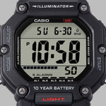 CASIO COLLECTION & VINTAGE CASIO SPORT COLLECTION Mod. OVERSIZE 10 YEARS BATTERY - BLACK AE-1600H-1AVEF Gent,Gent Ready stocked Watches,READY STOCKED WATCHES,Watches for Men - Watches,Wristwatch