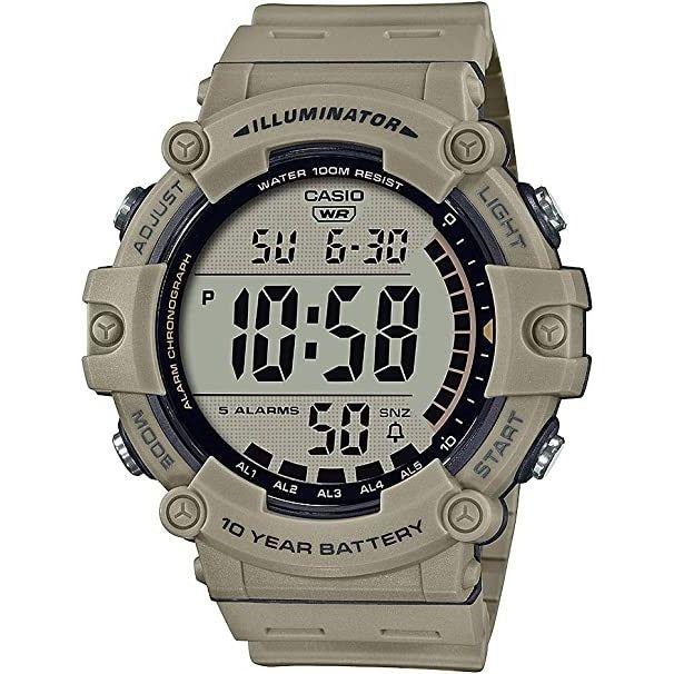 CASIO COLLECTION & VINTAGE CASIO SPORT Mod. ILLUMINATOR WORLDTIME 10 YEARS BATTERY AE-1500WH-5AVCF Gent,Gent Ready stocked Watches,READY STOCKED WATCHES,Watches for Men - Watches,Wristwatch