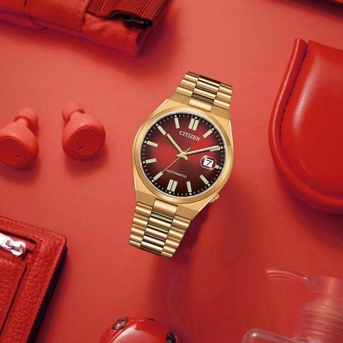 CITIZEN CITIZEN Mod. TSUYOSA Automatic - RED NJ0153-82X Gent,Gent Ready stocked Watches,READY STOCKED WATCHES,Watches for Men - Watches,Wristwatch