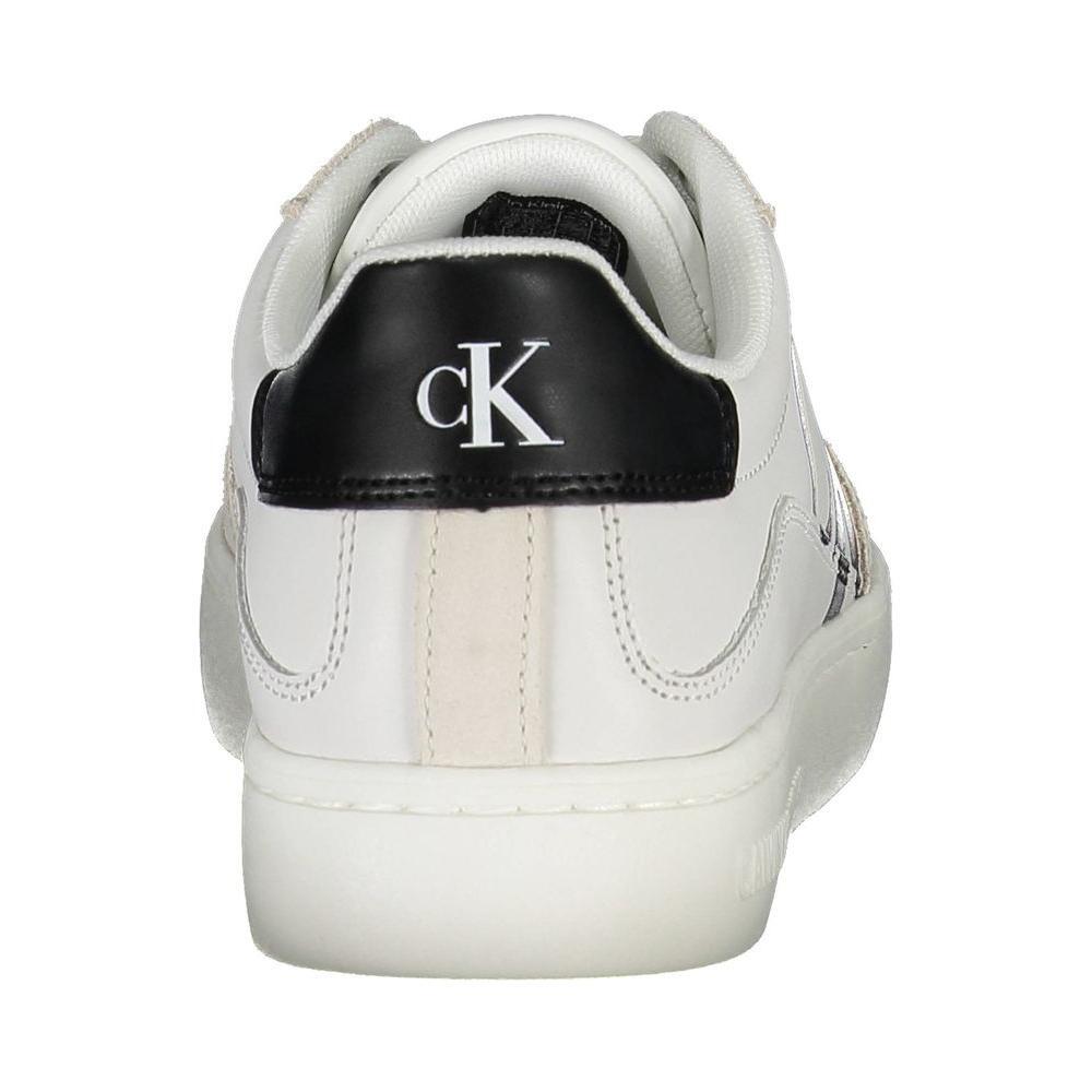 Calvin Klein Calvin Klein White Polyester Sneaker 1728,67403481248,Calvin Klein,EU38/US8,EU40/US10,EU41/US11,New with tags,Shoes,Sneakers - Women - Shoes,White,Women,Women - Shoes CA-26147-EU38/US8