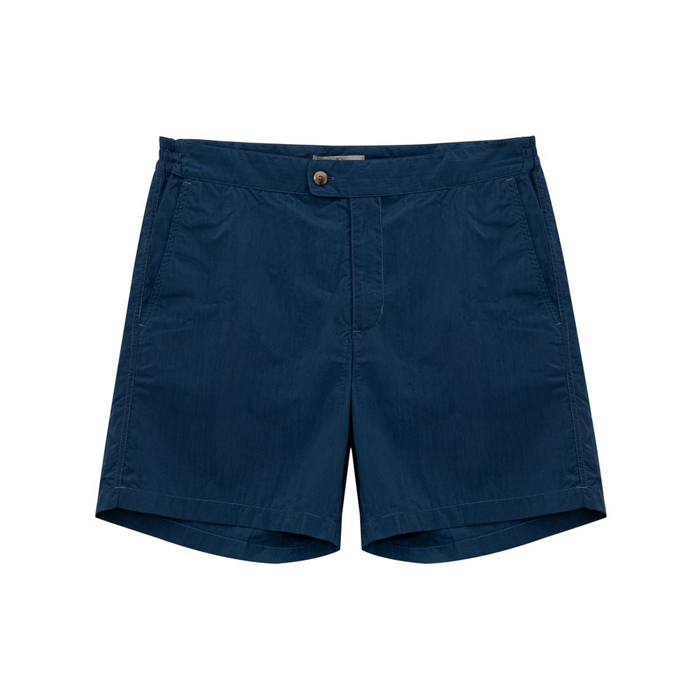 Canali Blue Polyamide Swim Short CA-9192673-L