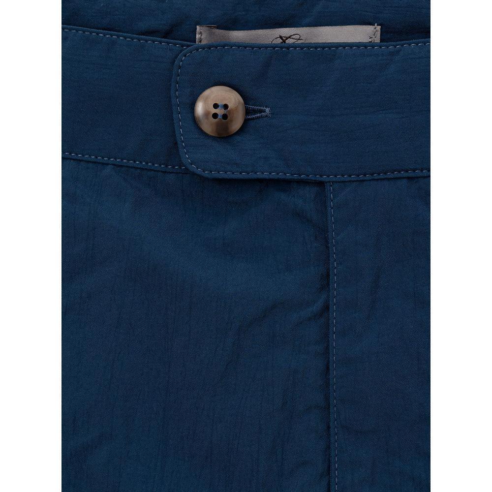 Canali Blue Polyamide Swim Short CA-9192673-L