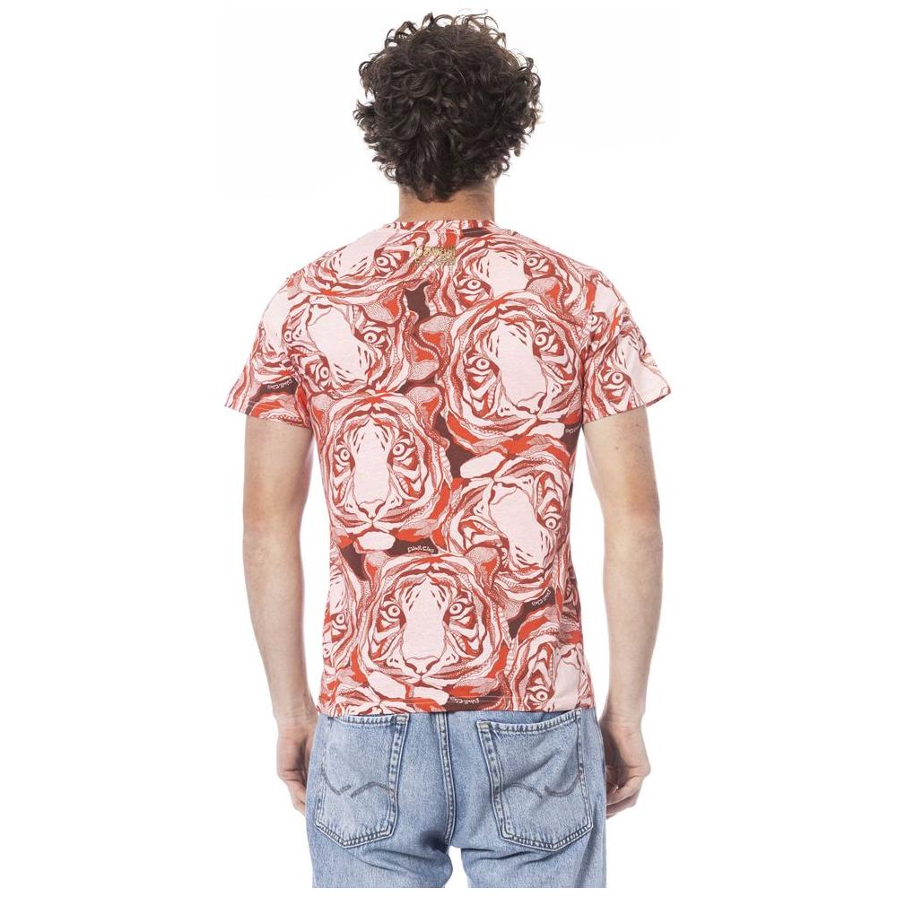 Cavalli Class Cavalli Class Red Cotton Men T-Shirt CA-24345-M 1728,67345744032,Cavalli Class,M,Men,New with tags,Red,T-Shirts - Men - Clothing