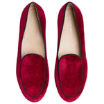 Charles Philip Red Velvet Loafer