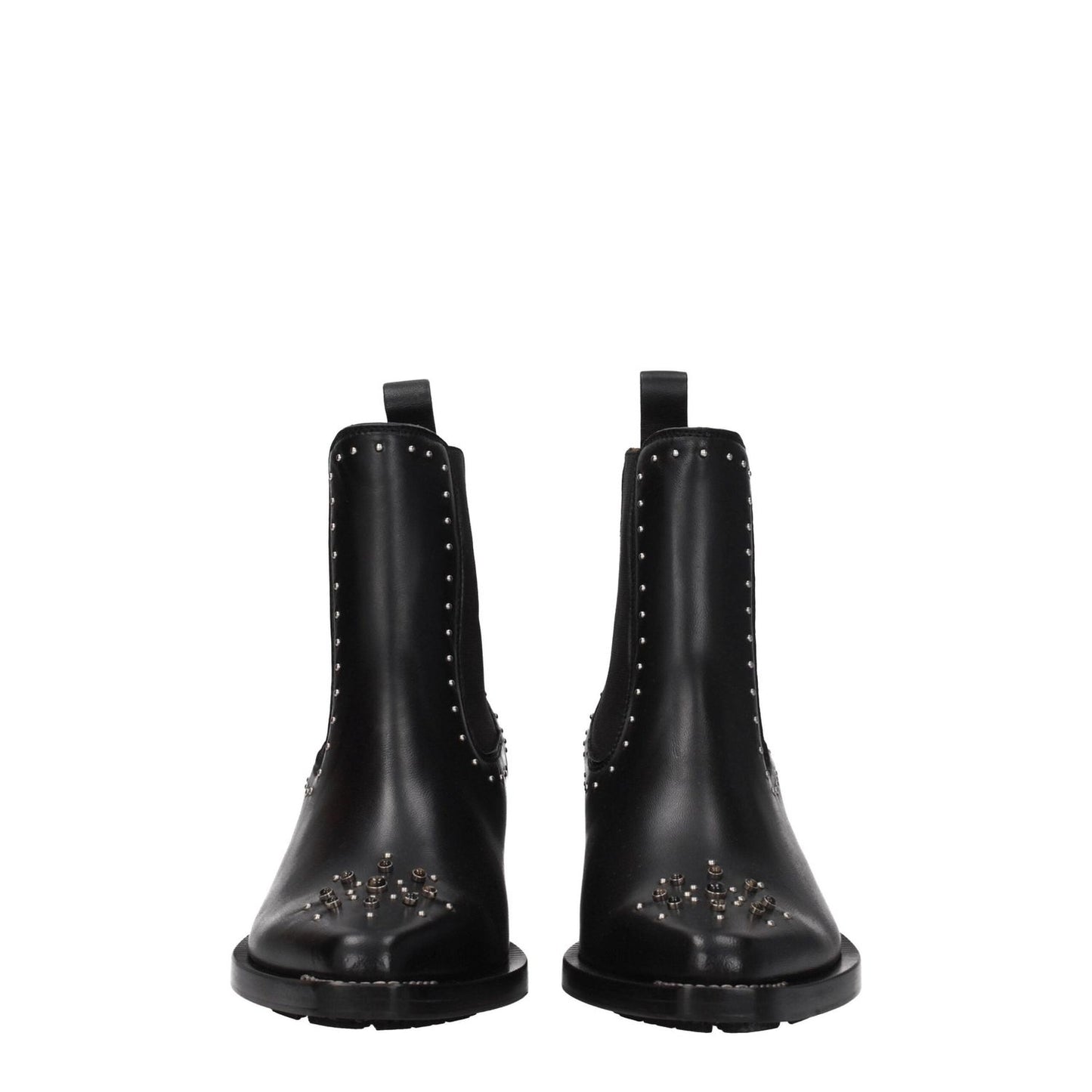 Chloé Black Leather Ankle Boots CH-8547374792969-EU35.5/US5.5