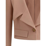 Chloé Cropped Blazer 1728,72470364320,Chloé,Clothing,IT38 | S,IT40 | M,Multicolor,New with tags,Suits & Blazers - Women - Clothing,Women,Women - Clothing Chloé CH-CH25UVE120126H9-IT40 | M