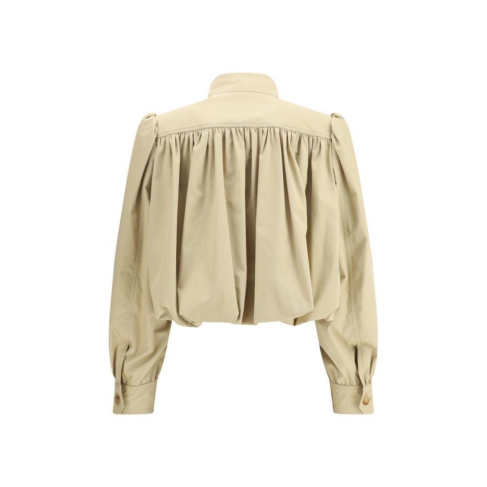 Chloé Cropped Jacket 1728,72470364320,Beige,Chloé,Clothing,IT40 | M,Jackets & Coats - Women - Clothing,New with tags,Women,Women - Clothing Chloé CH-CH25UVE2111823I-IT40 | M