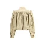Chloé Cropped Jacket 1728,72470364320,Beige,Chloé,Clothing,IT40 | M,Jackets & Coats - Women - Clothing,New with tags,Women,Women - Clothing Chloé CH-CH25UVE2111823I-IT40 | M