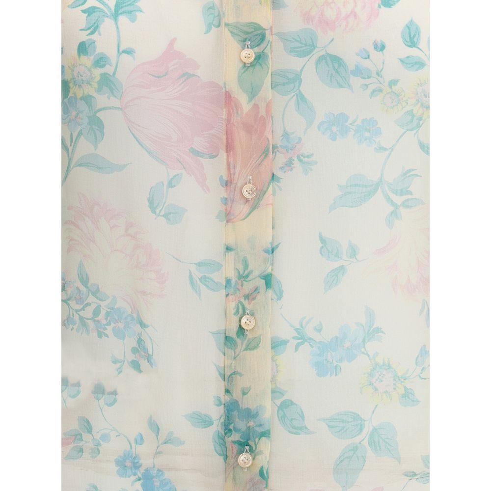 Chloé Sheer Blouse 1728,72470364320,Chloé,Clothing,IT38 | S,IT40 | M,Multicolor,New with tags,Shirts - Women - Clothing,Women,Women - Clothing Chloé CH-CH25UHT5045924T-IT38 | S