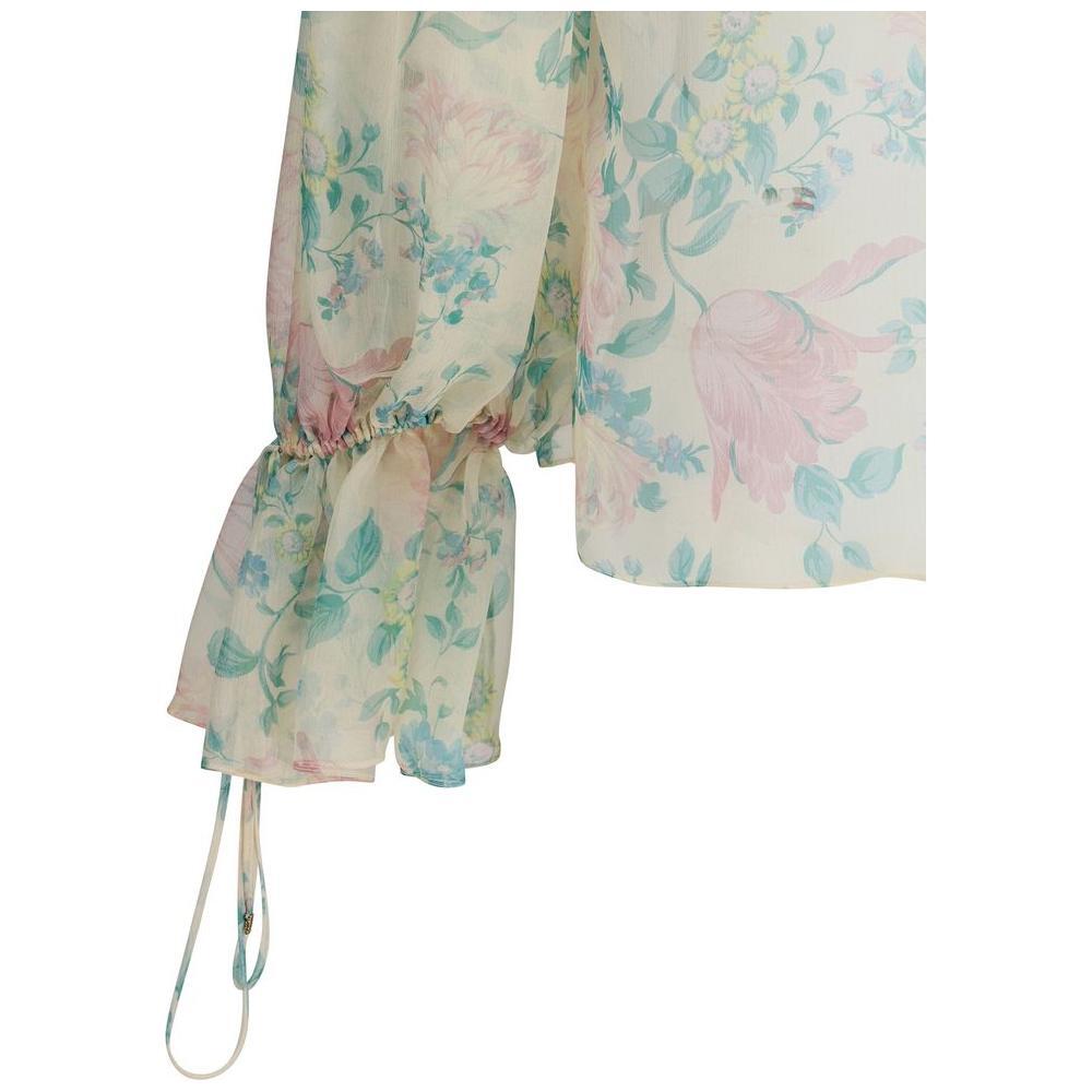 Chloé Sheer Blouse 1728,72470364320,Chloé,Clothing,IT38 | S,IT40 | M,Multicolor,New with tags,Shirts - Women - Clothing,Women,Women - Clothing Chloé CH-CH25UHT5045924T-IT38 | S