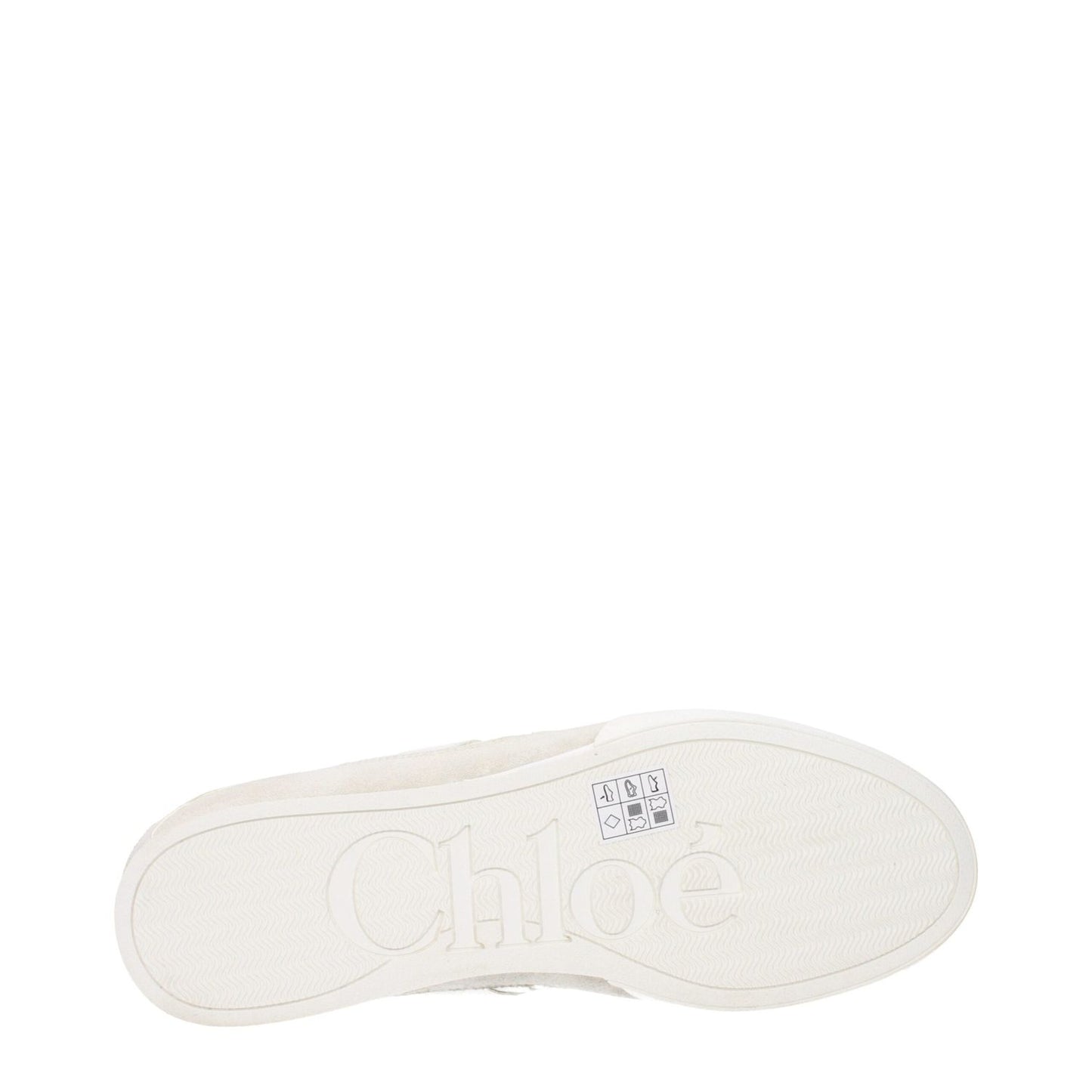Chloé White Fabric Low Tops CH-15269039243529-EU40/US10