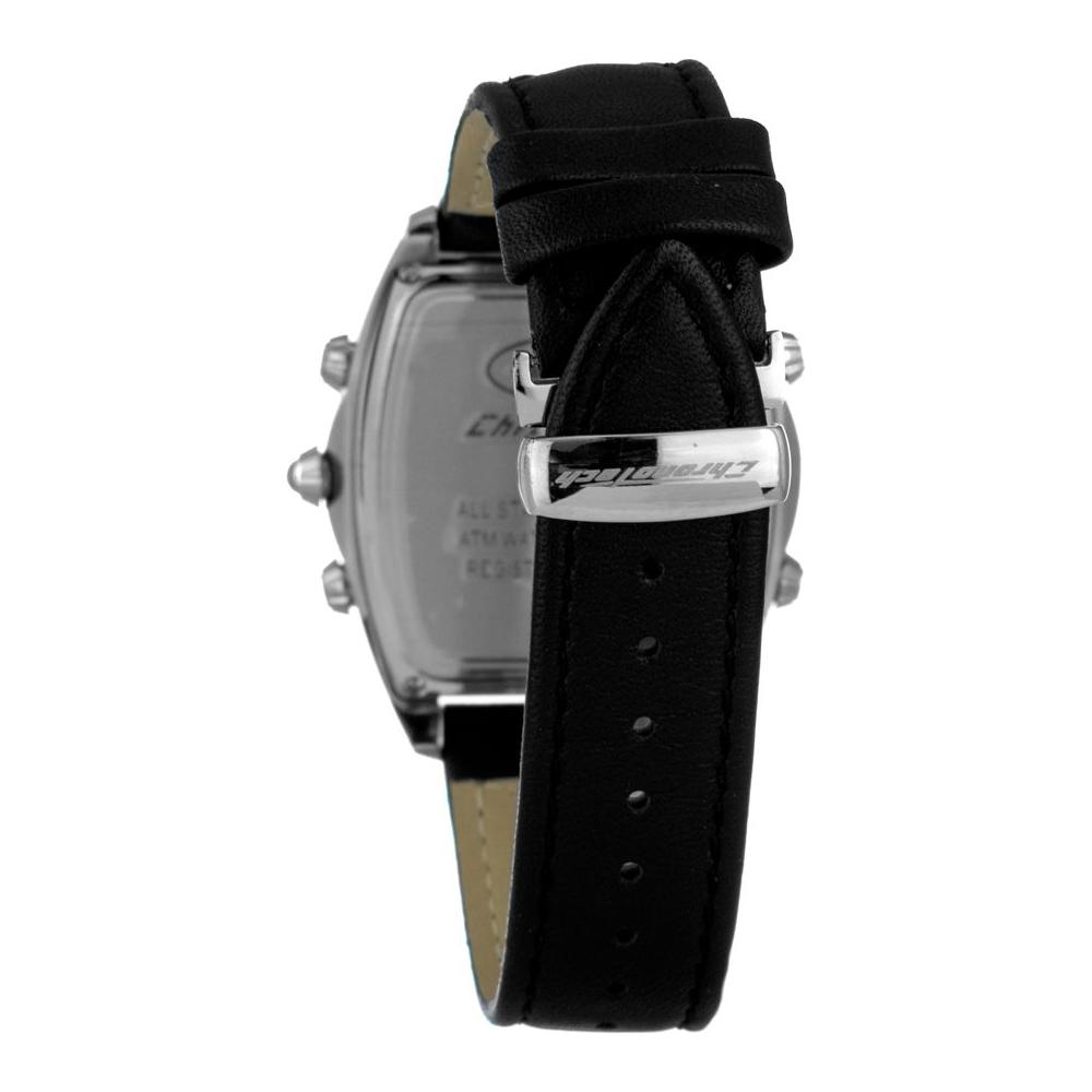 Chronotech Chronotech Black Leather Watch CHCT7677M02AC 1728,Black,Chronotech,Men,New with tags,Watches for Men - Watches