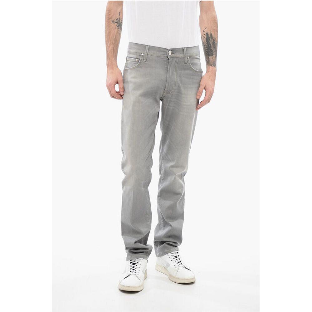Corneliani ID Straight Leg Stretch Denim Jeans 19cm