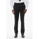Corneliani Wool Blend Suit With Jetted Pockets