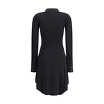 Courrèges Zippered jersey biker Dress CO-325JRO685JS02209999-IT36 | XS