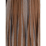 Crida Milano Wimbledon georgette midi Dress CR-WIMBLEDONMOKABABYBL-0/XS