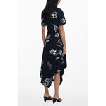 Desigual Black Cotton Women Dress DE-39761-XS