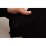 Dolce & Gabbana Black Turtleneck Form Fitting Pullover Sweater TSH6859-44