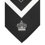 Dolce & Gabbana Black White Printed Square Men Foulard Scarf MS7515