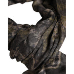 Dolce & Gabbana Camouflage Neck Warmer Wrap Foulard Scarf MS7383