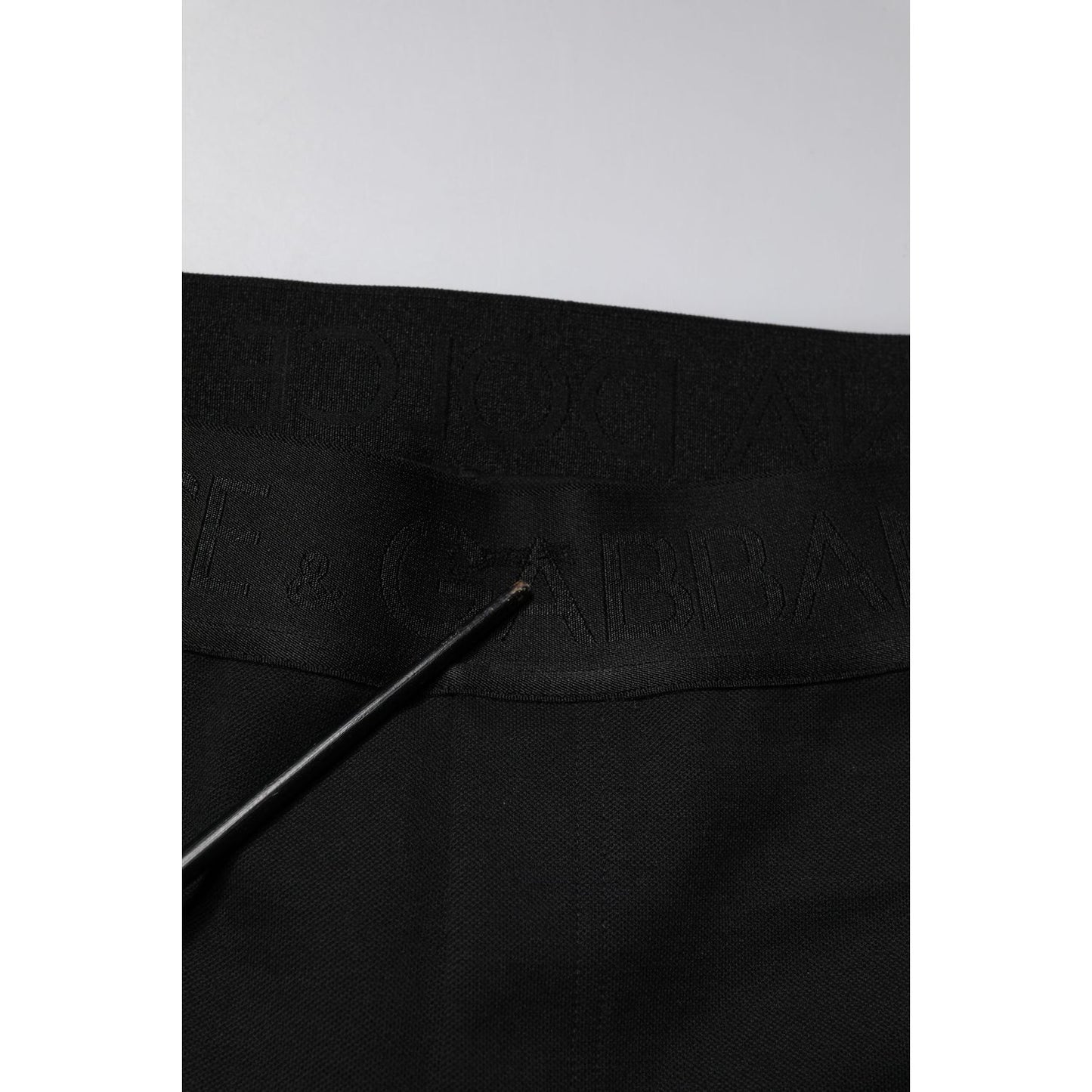 Dolce & Gabbana Black Cotton Jogger Men Sweatpants Pants