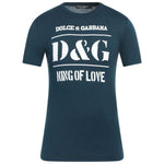 Dolce & Gabbana Blue Cotton T-Shirt