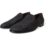 Dolce & Gabbana Elegant Black Brocade Dress Loafers 1728,67345645728,Black,Dolce & Gabbana,EU40.5/US7.5,Loafers - Men - Shoes,Material: 51% Viscose 36% Cotton 4% Polyester 3% Wool 2% Acetate 2% PC 1% Nylon 1% Silk,Men,Men - Shoes,New with tags,Shoes Dolce