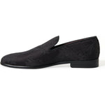 Dolce & Gabbana Elegant Black Brocade Dress Loafers 1728,67345645728,Black,Dolce & Gabbana,EU40.5/US7.5,Loafers - Men - Shoes,Material: 51% Viscose 36% Cotton 4% Polyester 3% Wool 2% Acetate 2% PC 1% Nylon 1% Silk,Men,Men - Shoes,New with tags,Shoes Dolce