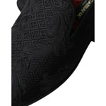 Dolce & Gabbana Elegant Black Brocade Dress Loafers 1728,67345645728,Black,Dolce & Gabbana,EU40.5/US7.5,Loafers - Men - Shoes,Material: 51% Viscose 36% Cotton 4% Polyester 3% Wool 2% Acetate 2% PC 1% Nylon 1% Silk,Men,Men - Shoes,New with tags,Shoes Dolce